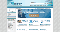 Desktop Screenshot of econeteditora.com.br